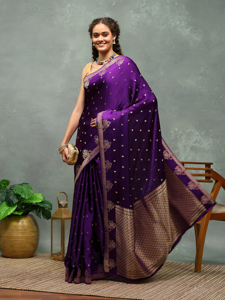 Woven Border Art Silk Saree
