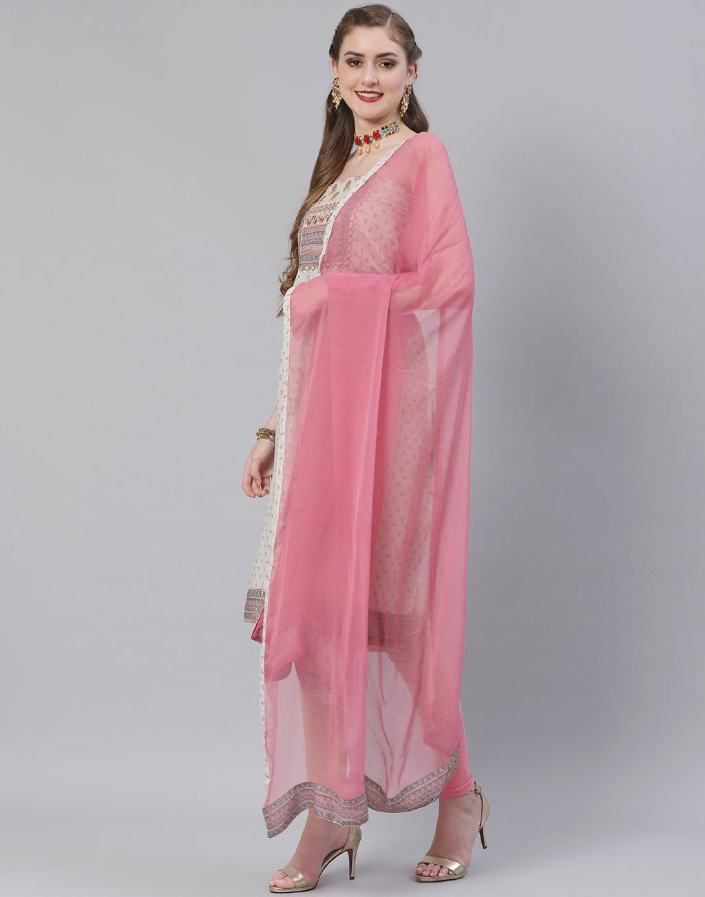 Cotton Embroidered Suit Piece