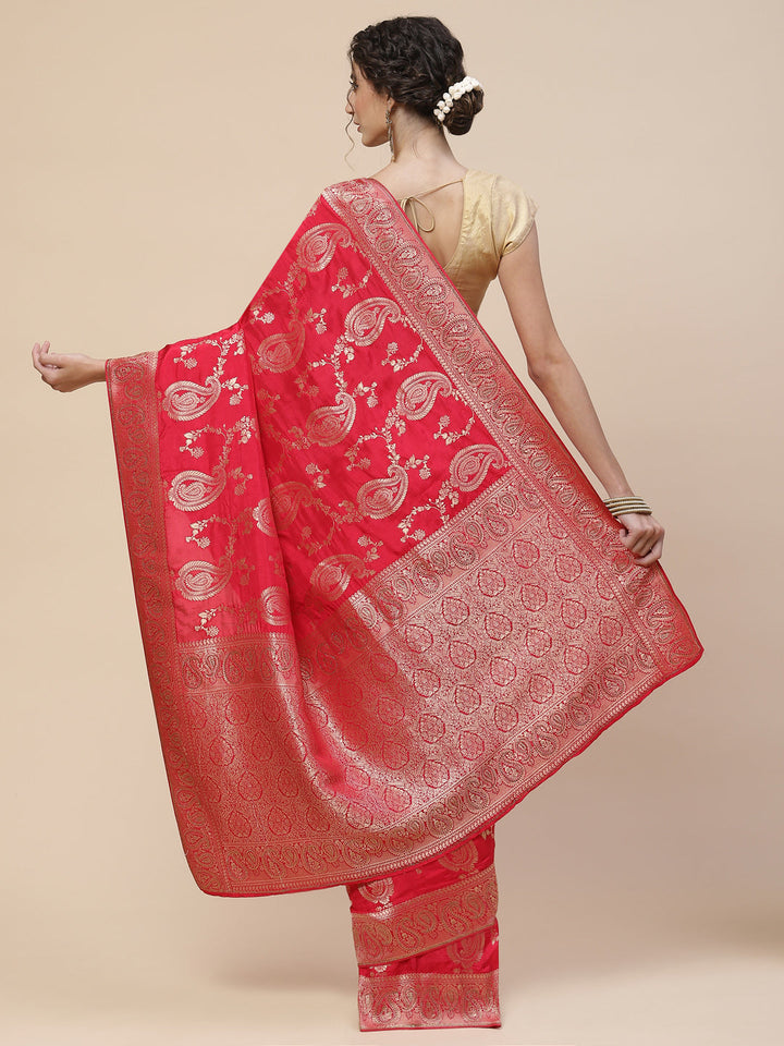 Stone Work Banarasi Embroidered Saree