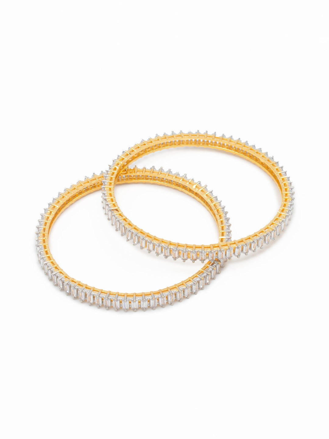 Golden &amp; White Bangle Set