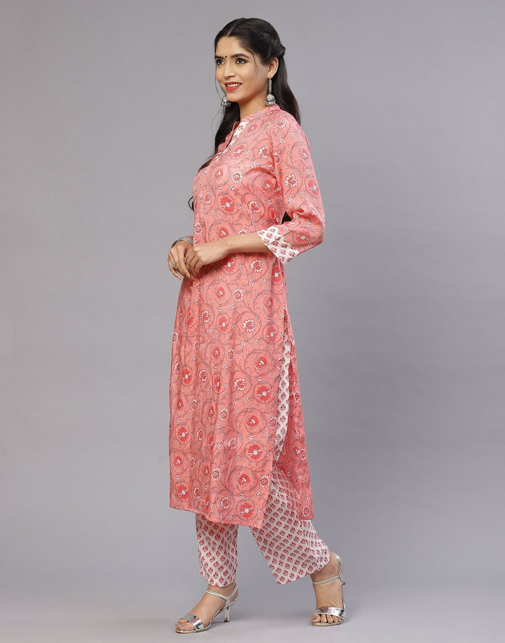 Cotton Printed Kurti with Palazzo
