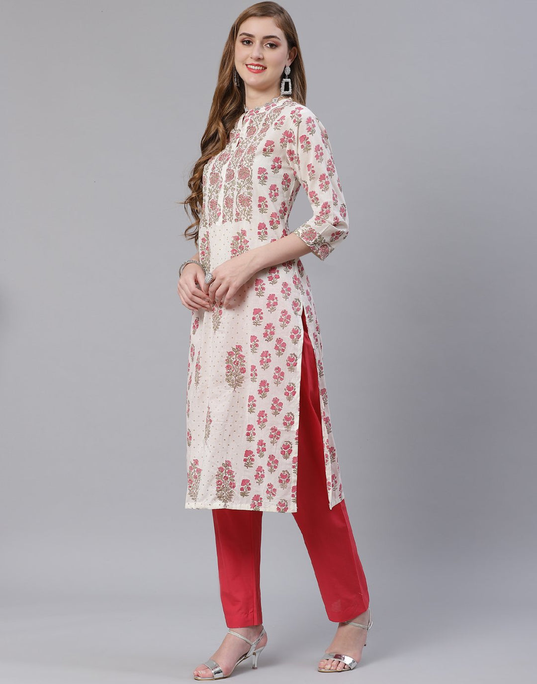 Cotton Printed Kurti with Pant