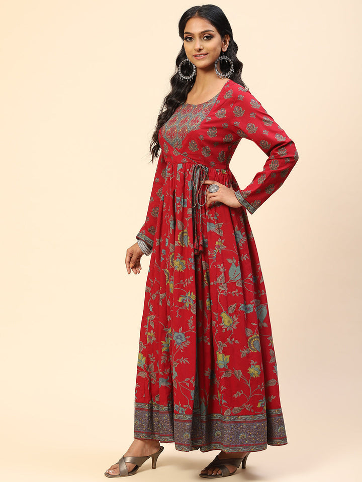 Printed Cotton Anarkali Kurta