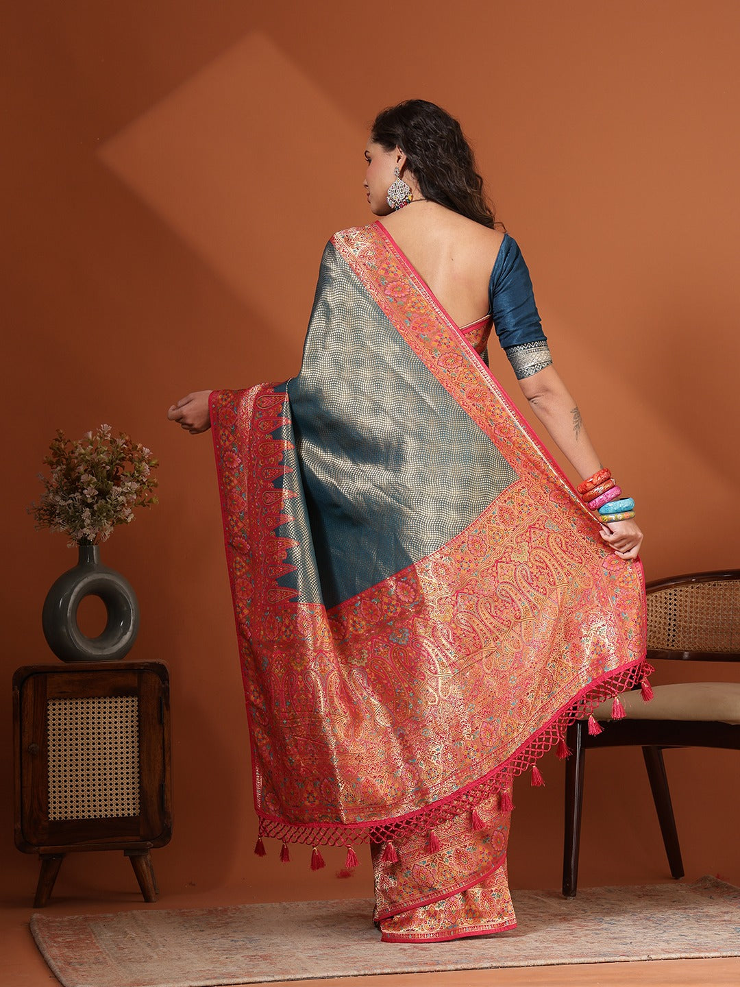 Woven Design Dola Silk Saree
