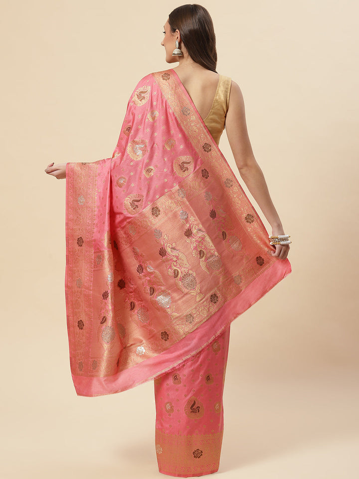 Zari Booti Handloom Woven Saree