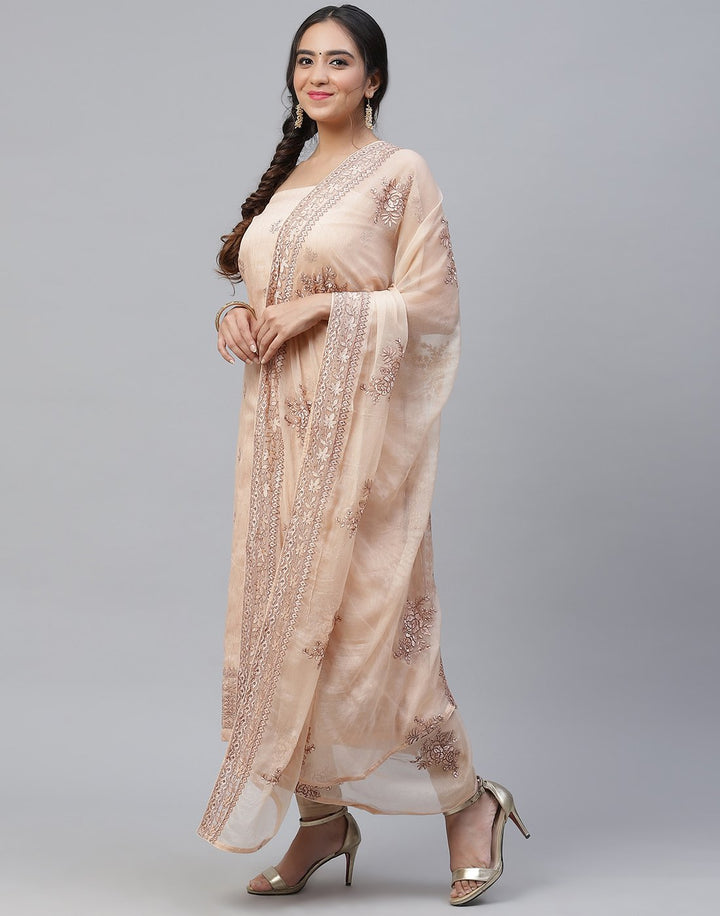 Cotton Embroidered Suit piece