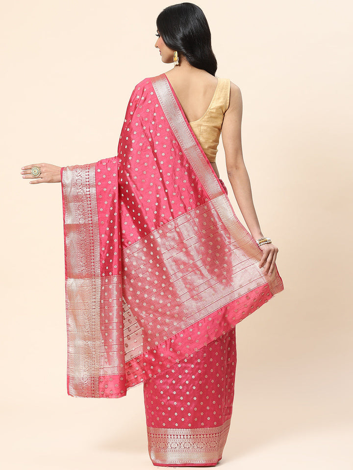Zari Booti Handloom Woven Saree