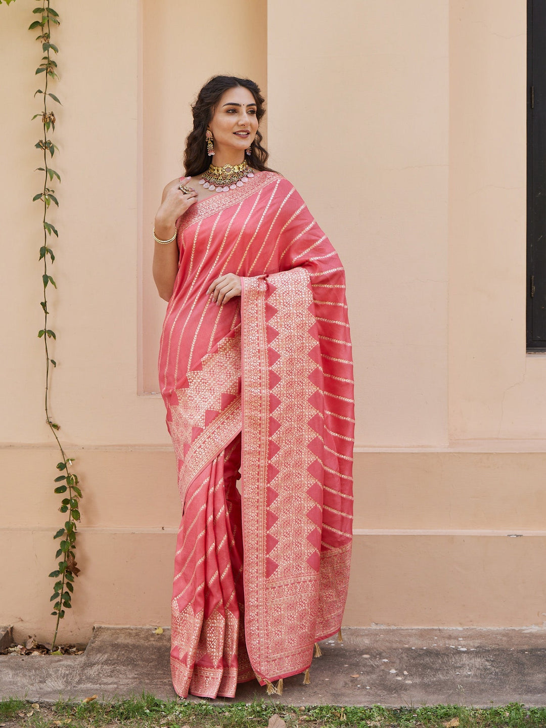 Zari Zaal Woven Banarasi Saree