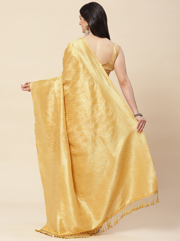 Zari Jaal Woven Cotton Saree
