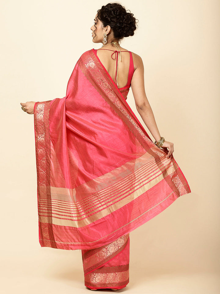 Zari Border Woven Handloom Saree