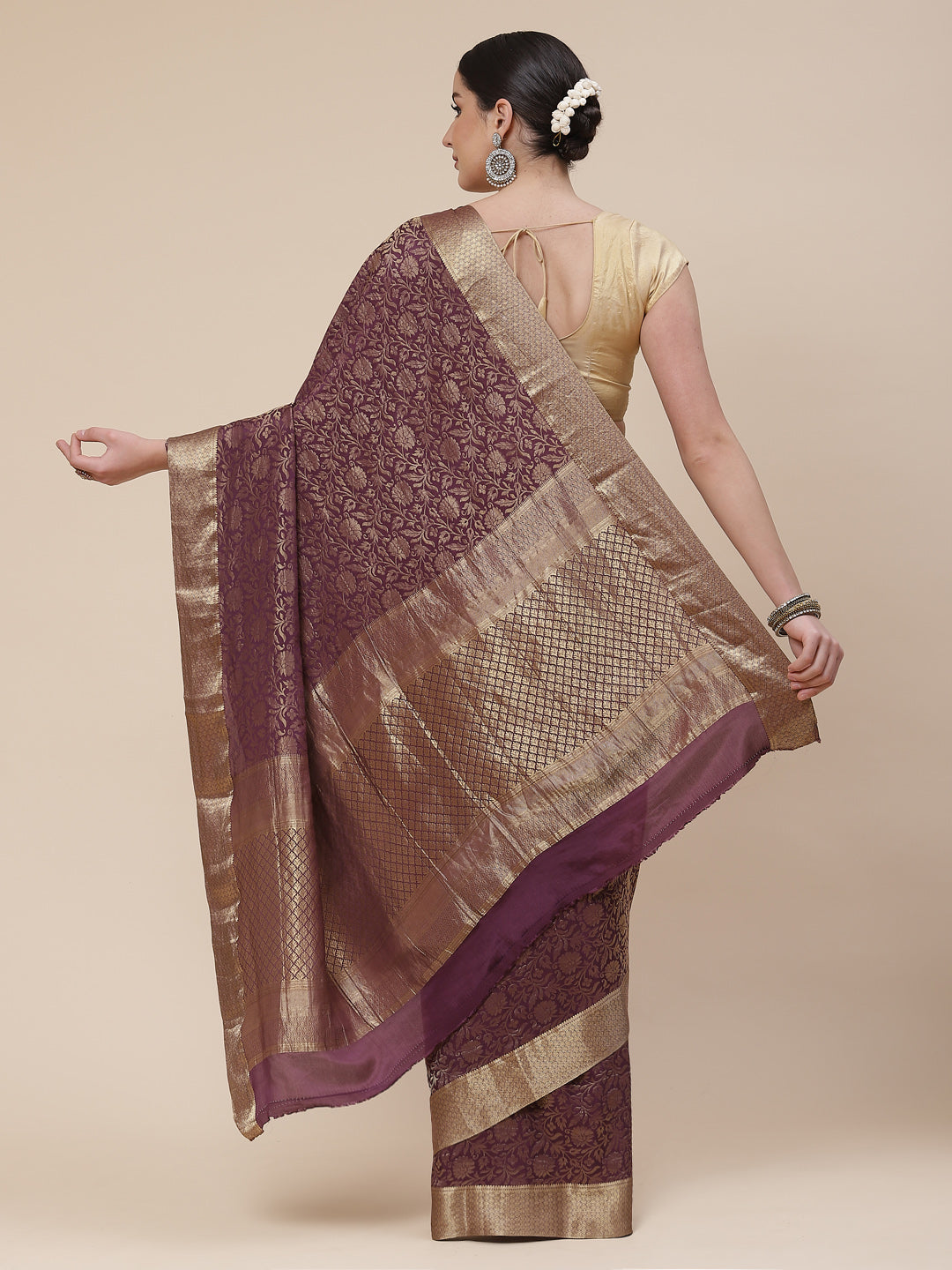 Zari Zaal Banarasi Woven Saree