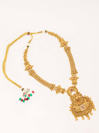 Gold Plated Necklace With Earrings