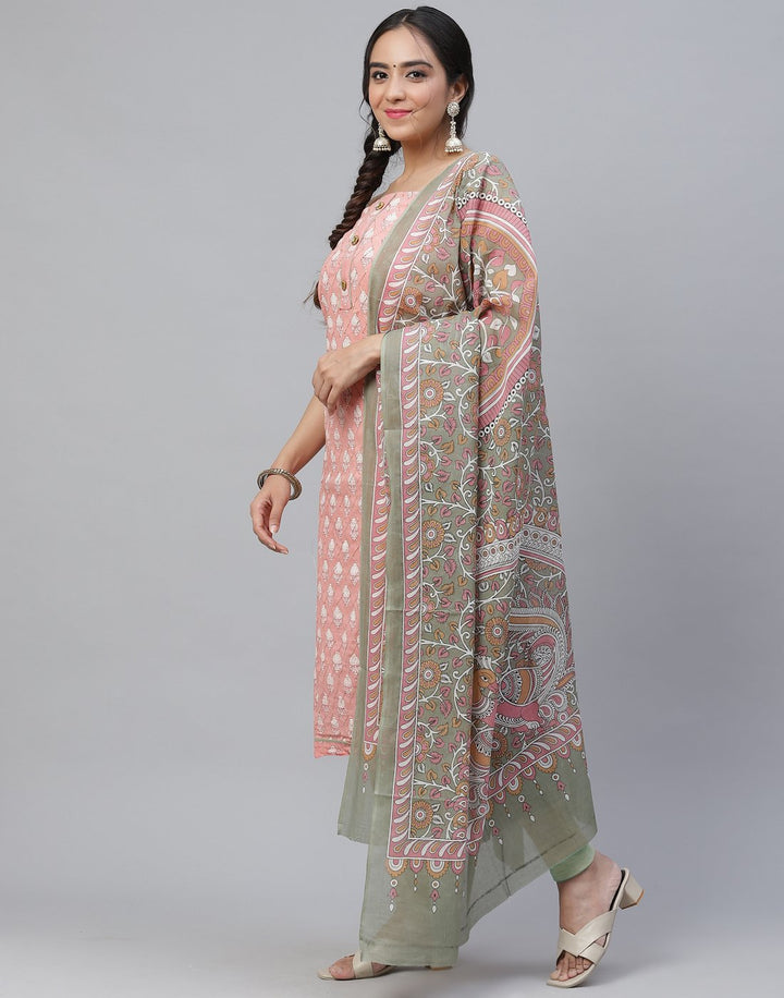 Cotton Printed Suit piece