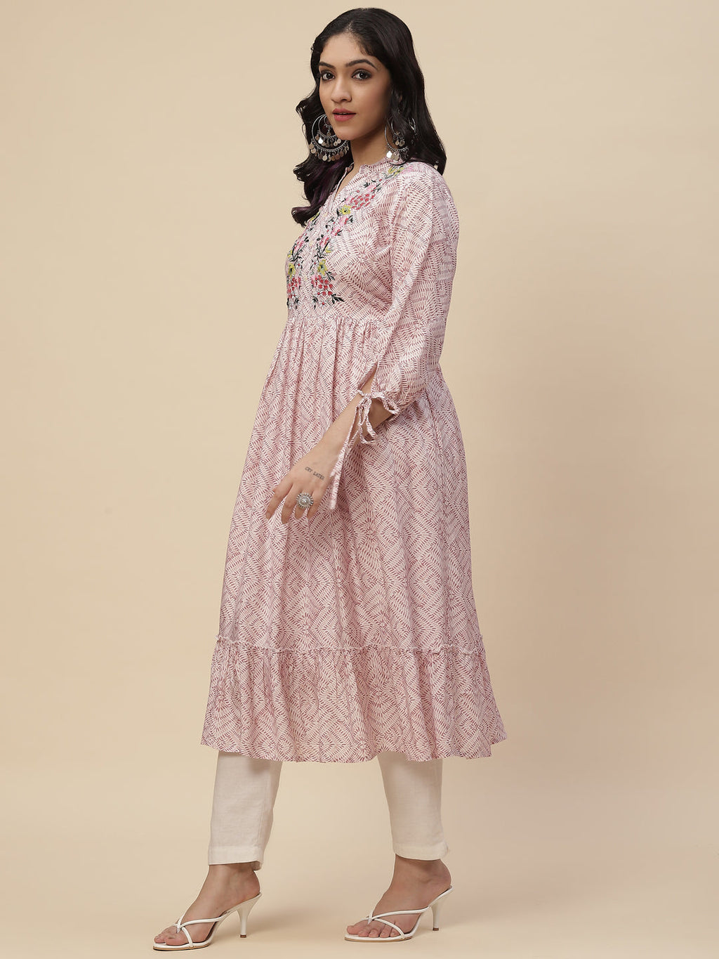 Printed Muslin Kurta