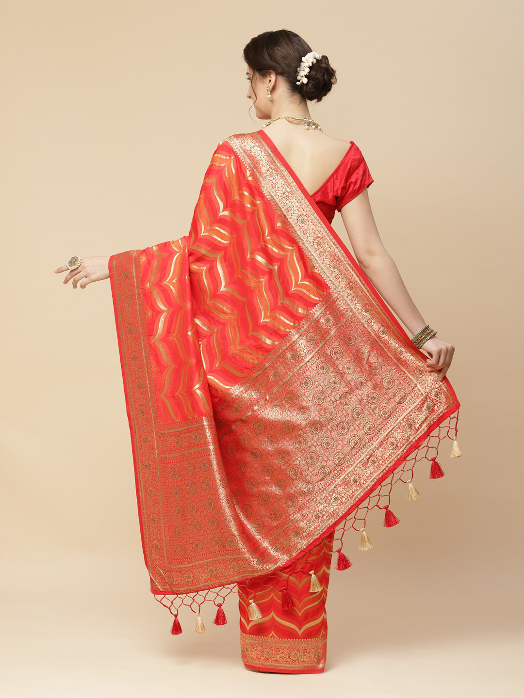 Swarovski Embroidered Art Handloom Saree