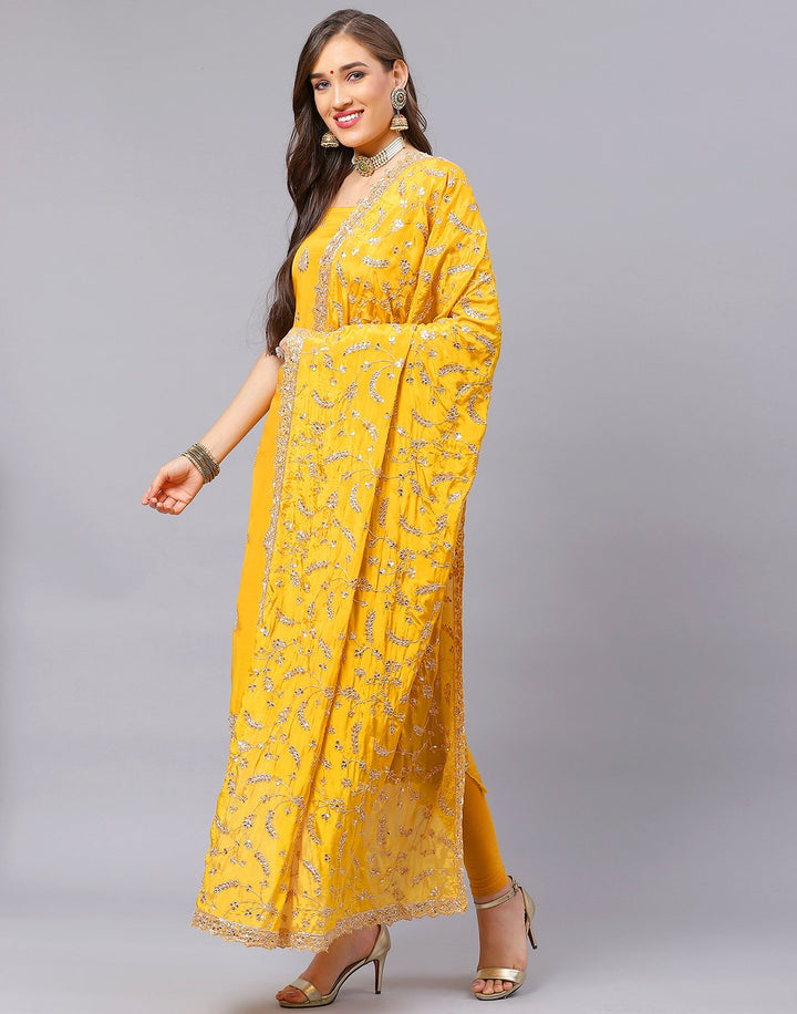 Pure Crepe Suit Piece