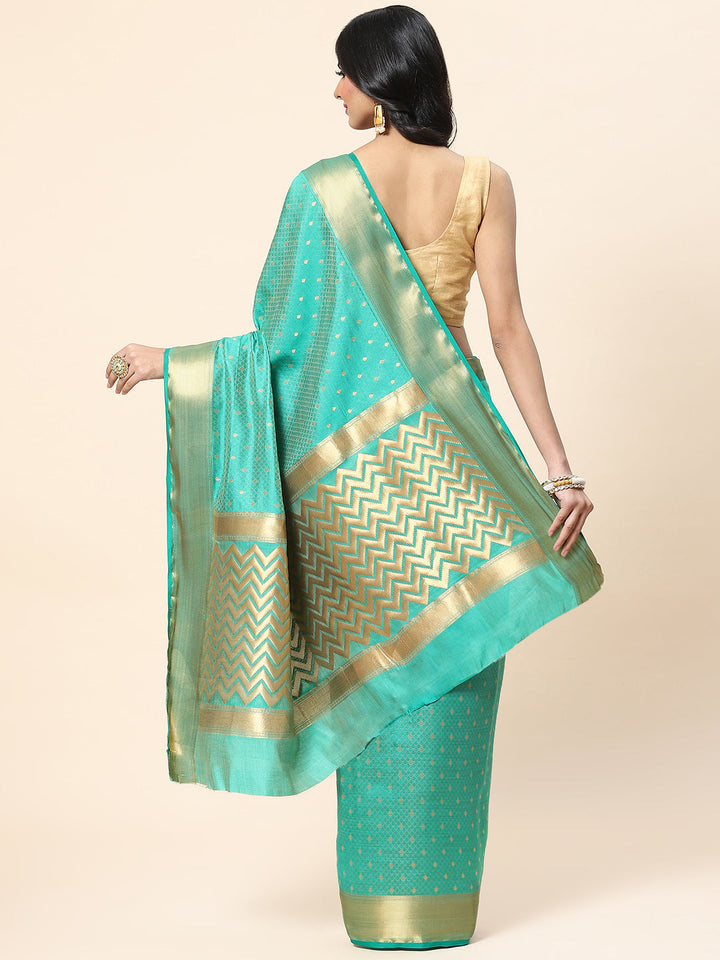 Zari Booti Handloom Woven Saree