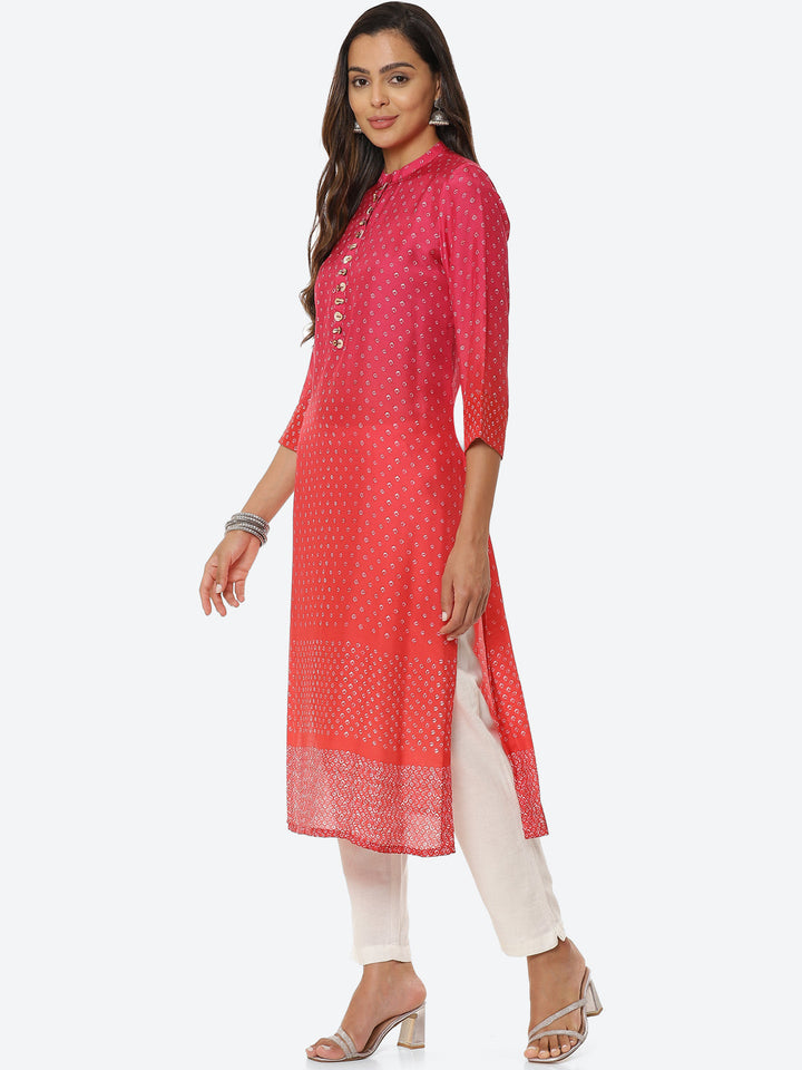 Printed Muslin Kurta