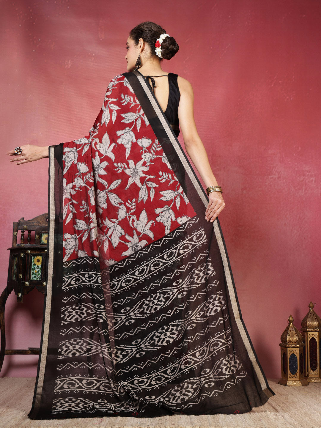 Plain Art Silk Saree