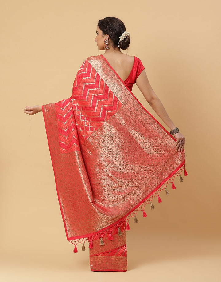 Woven Banarasi Art Handloom Saree