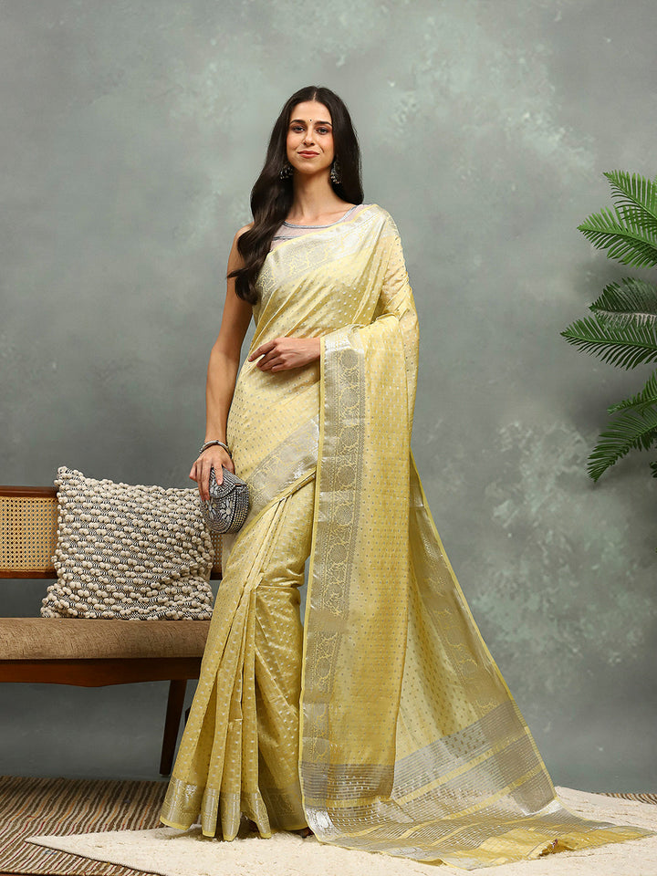 Woven Booti Art Silk Saree