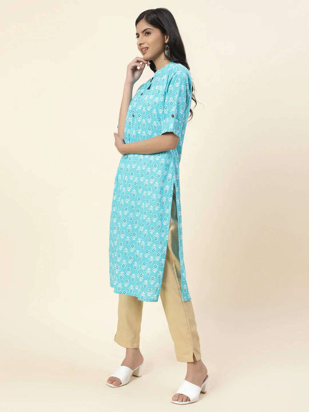 Printed Cotton Kurta