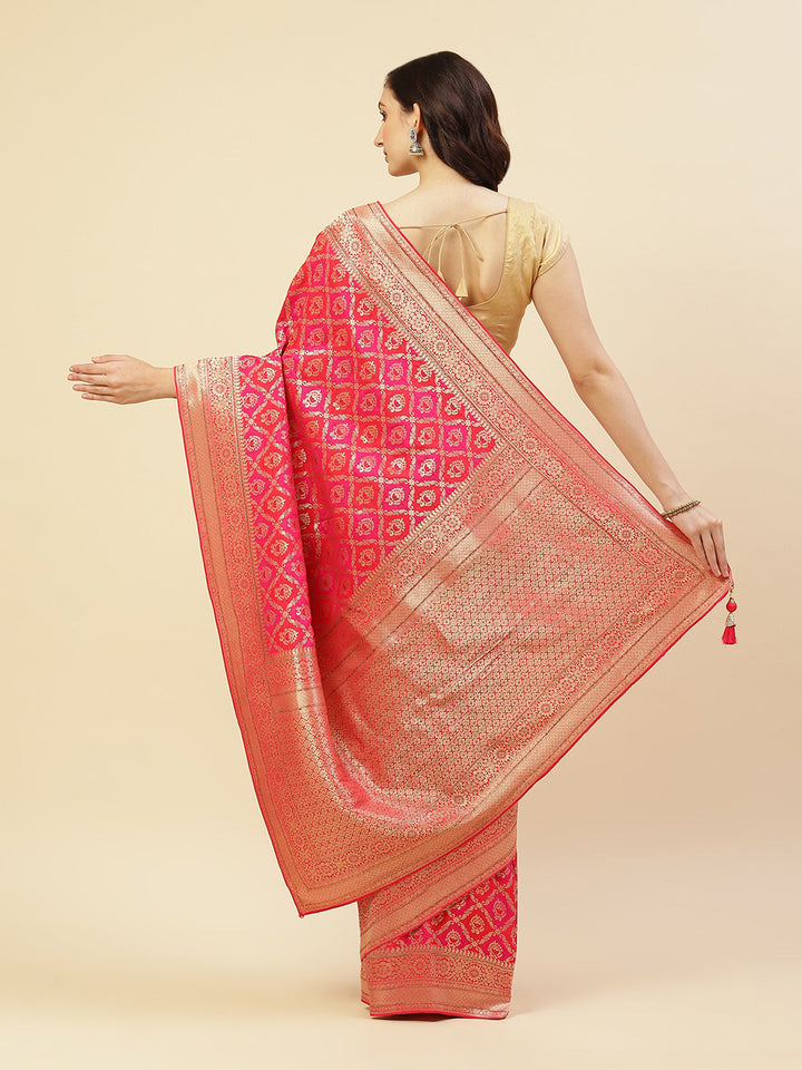 Stone Jaal Banarasi Art Handloom Saree