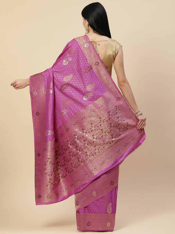 Zari Booti Handloom Woven Saree