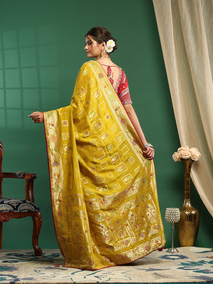 Embroidered Banarasi Saree
