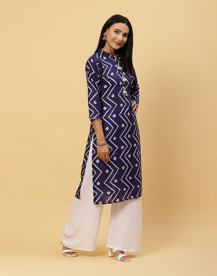 Printed Cotton Muslin Kurti