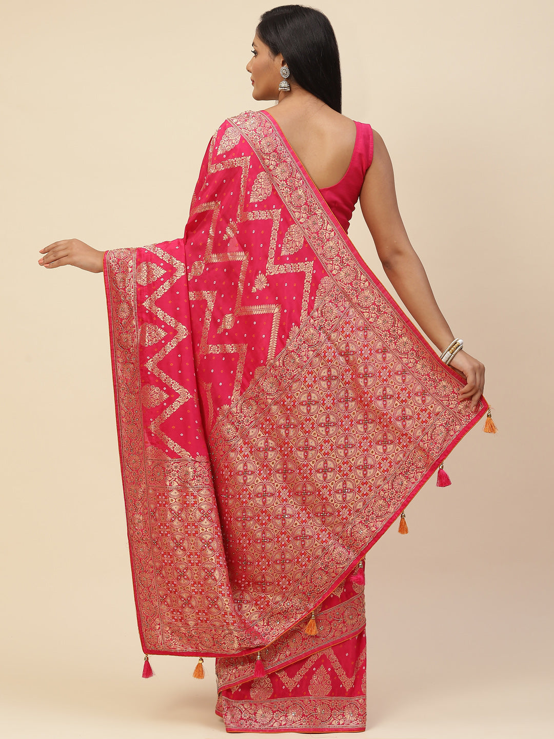 Stone Embroidered Banarasi Saree