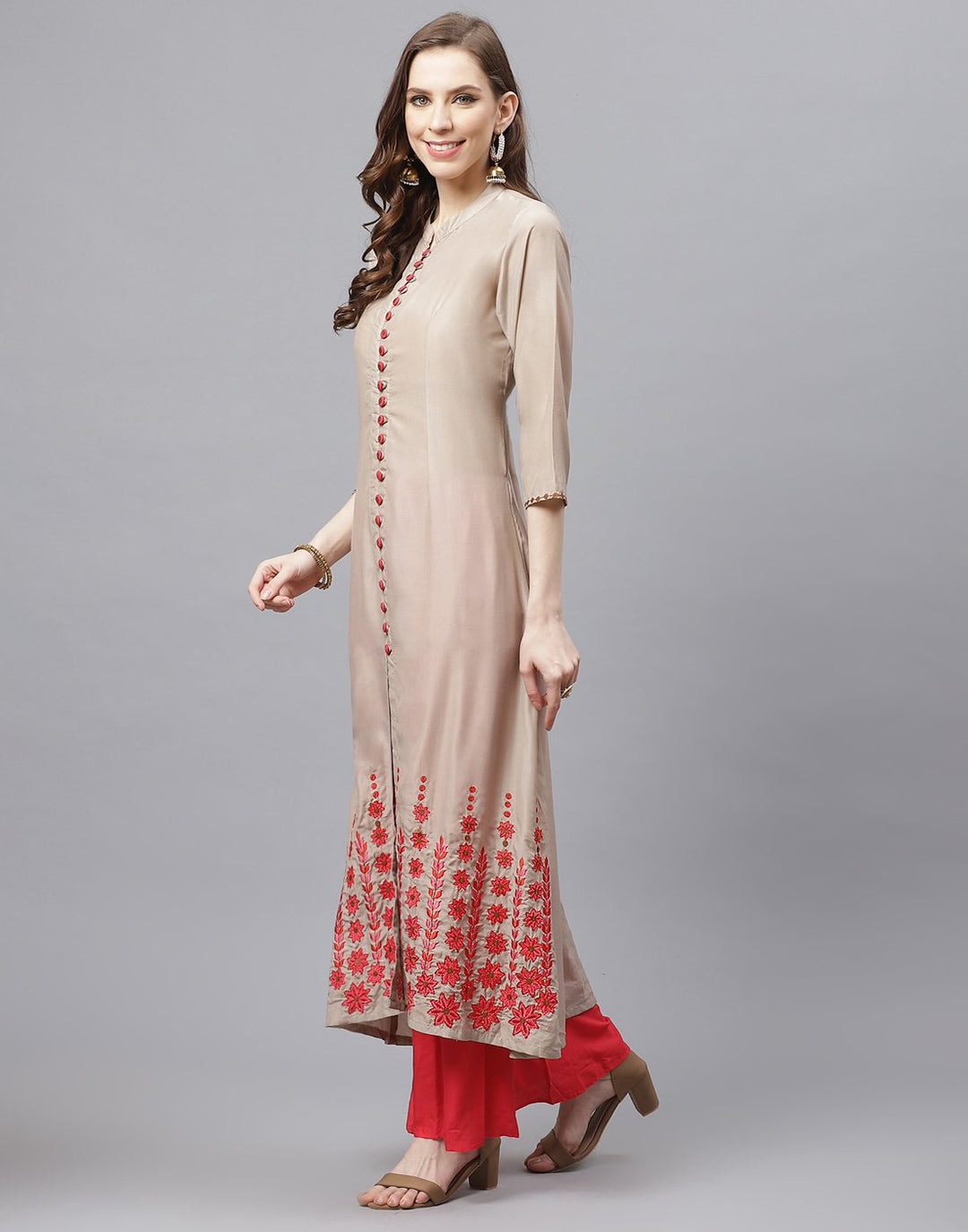 Cotton Kurti Palazzo Set