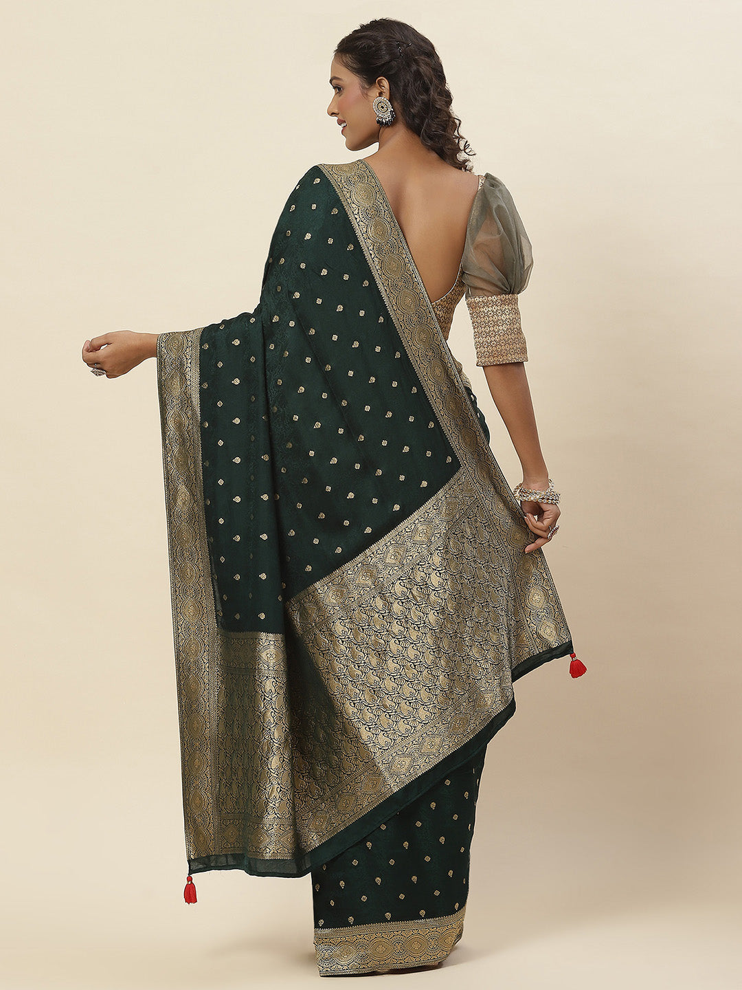 Woven Crepe Saree