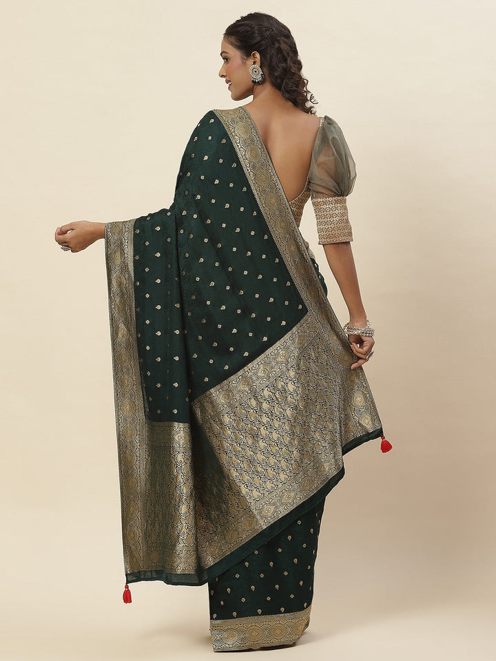 Woven Crepe Saree