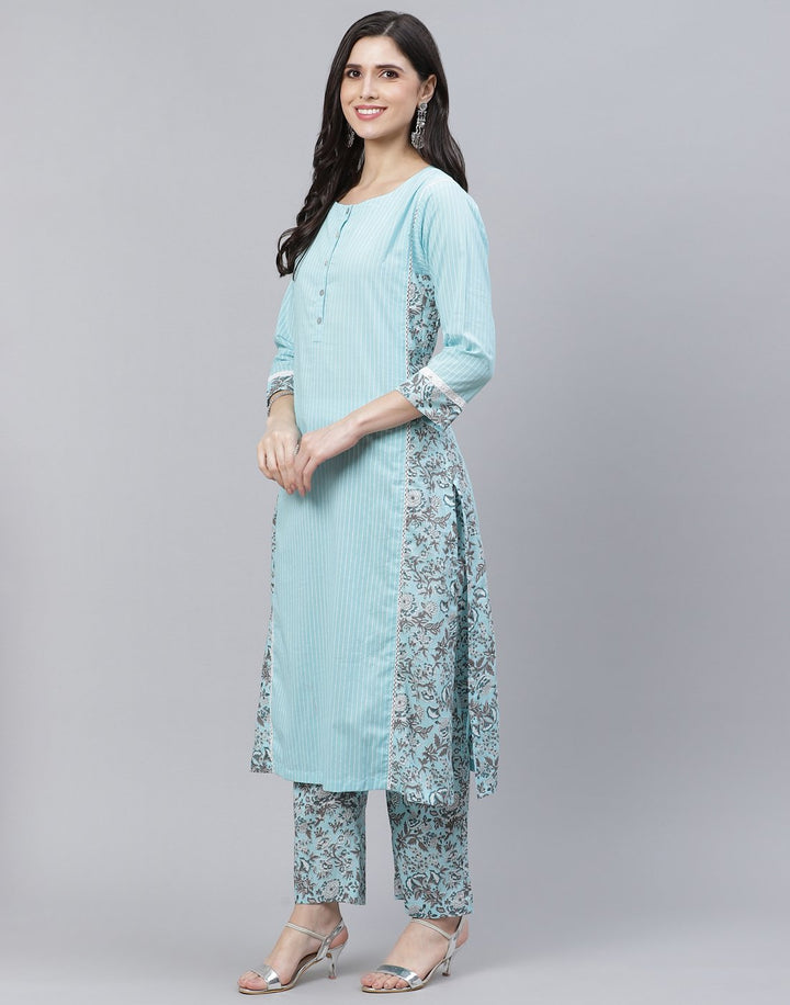 Printed Kurti Pant Set