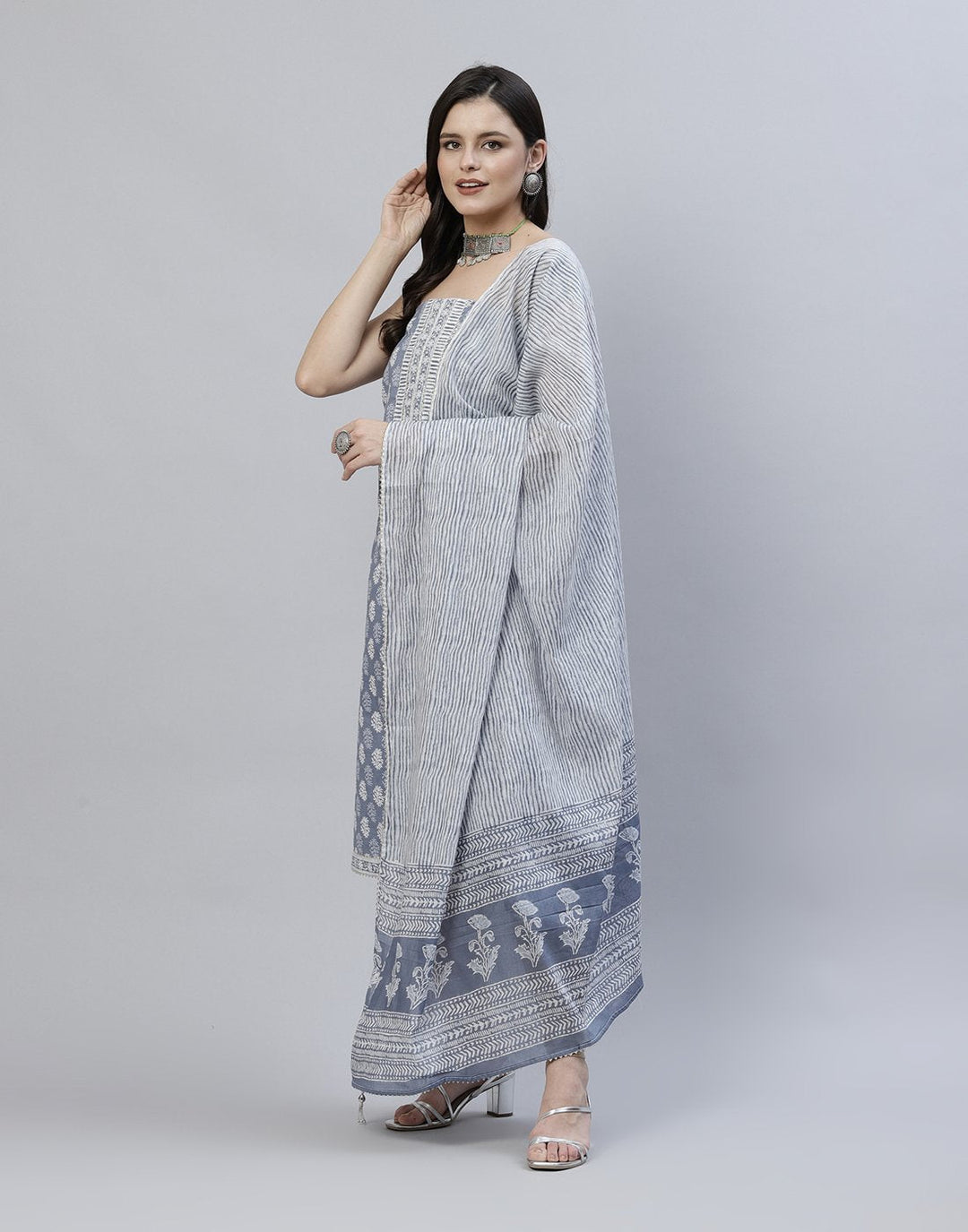 Printed Cotton Suit Piece