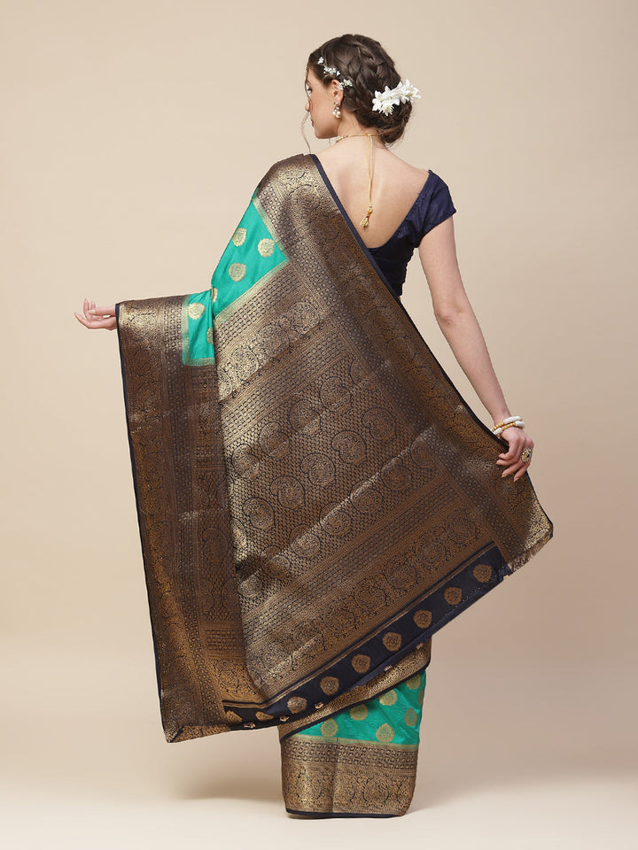Zari Booti Woven Art Handloom Saree
