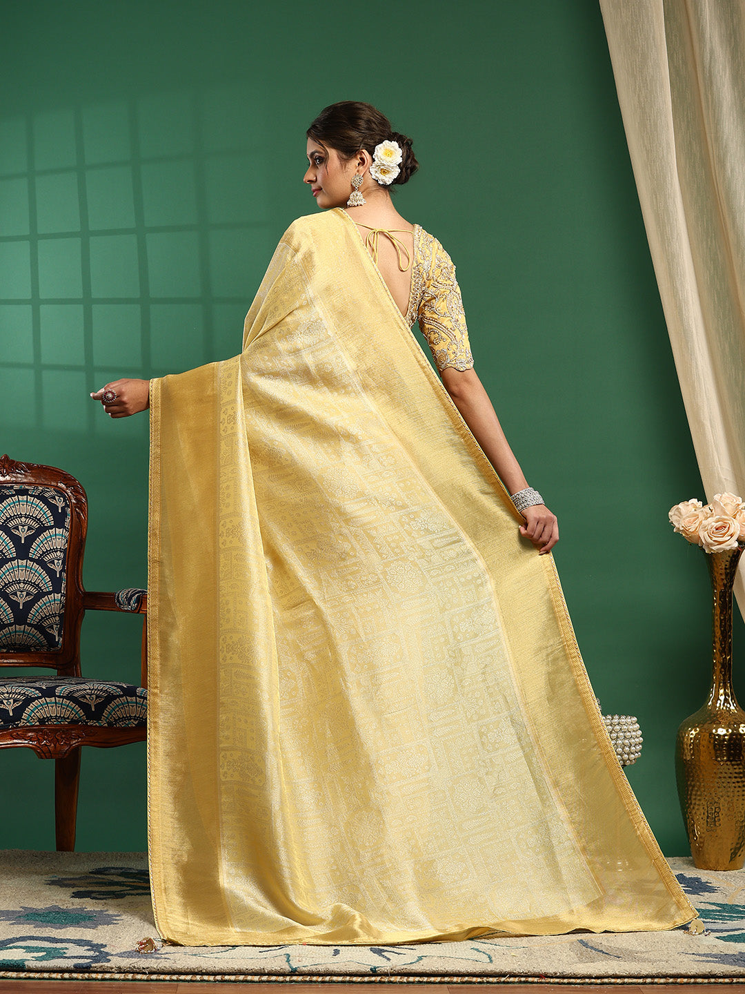 Embroidered Banarasi Saree
