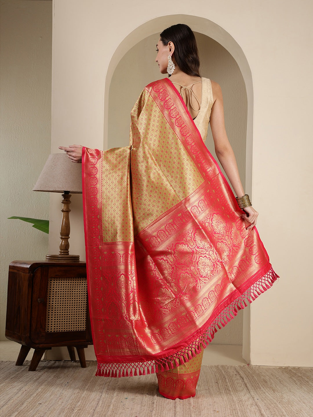 Woven Design Art Silk Saree