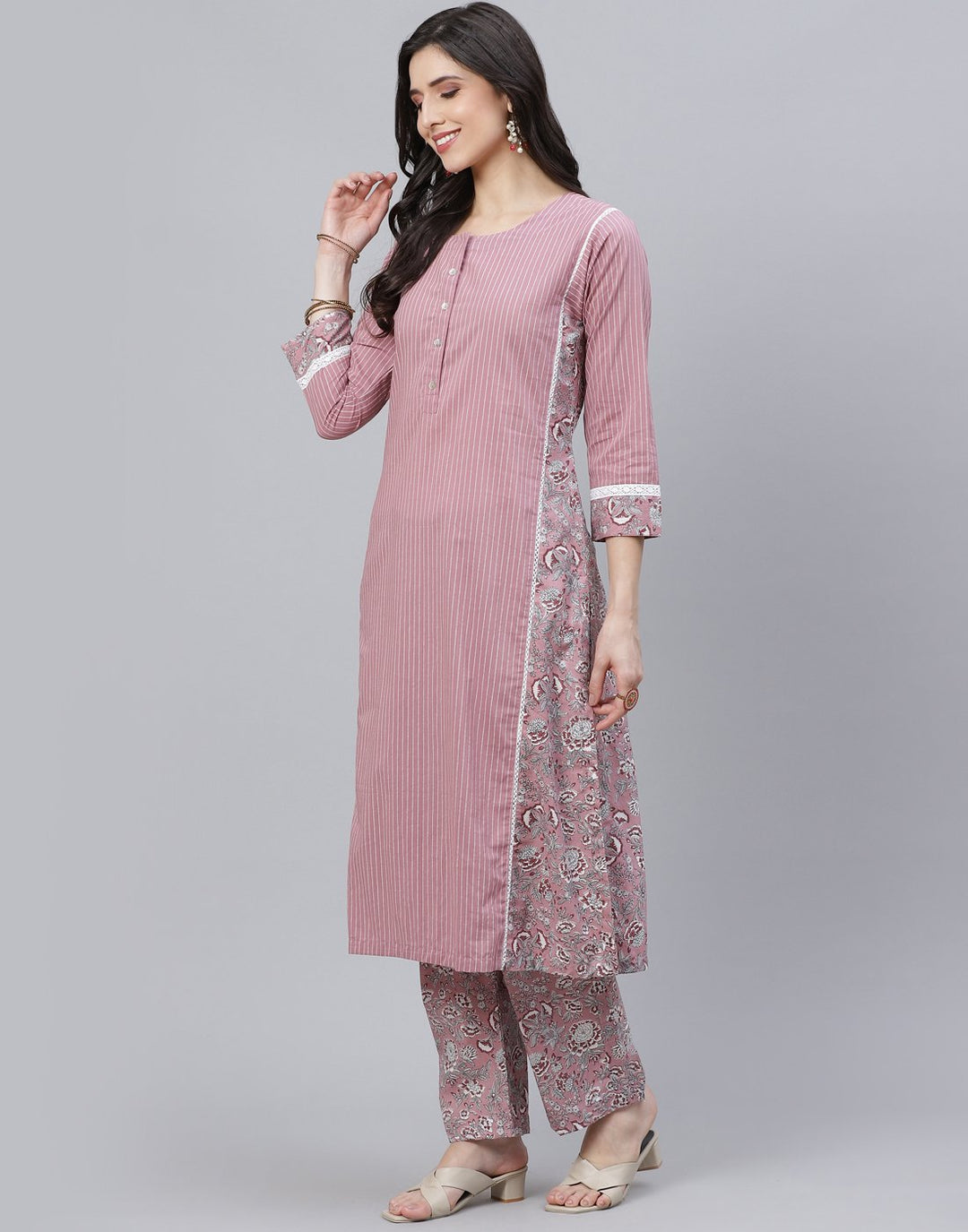 Printed Kurti Pant Set