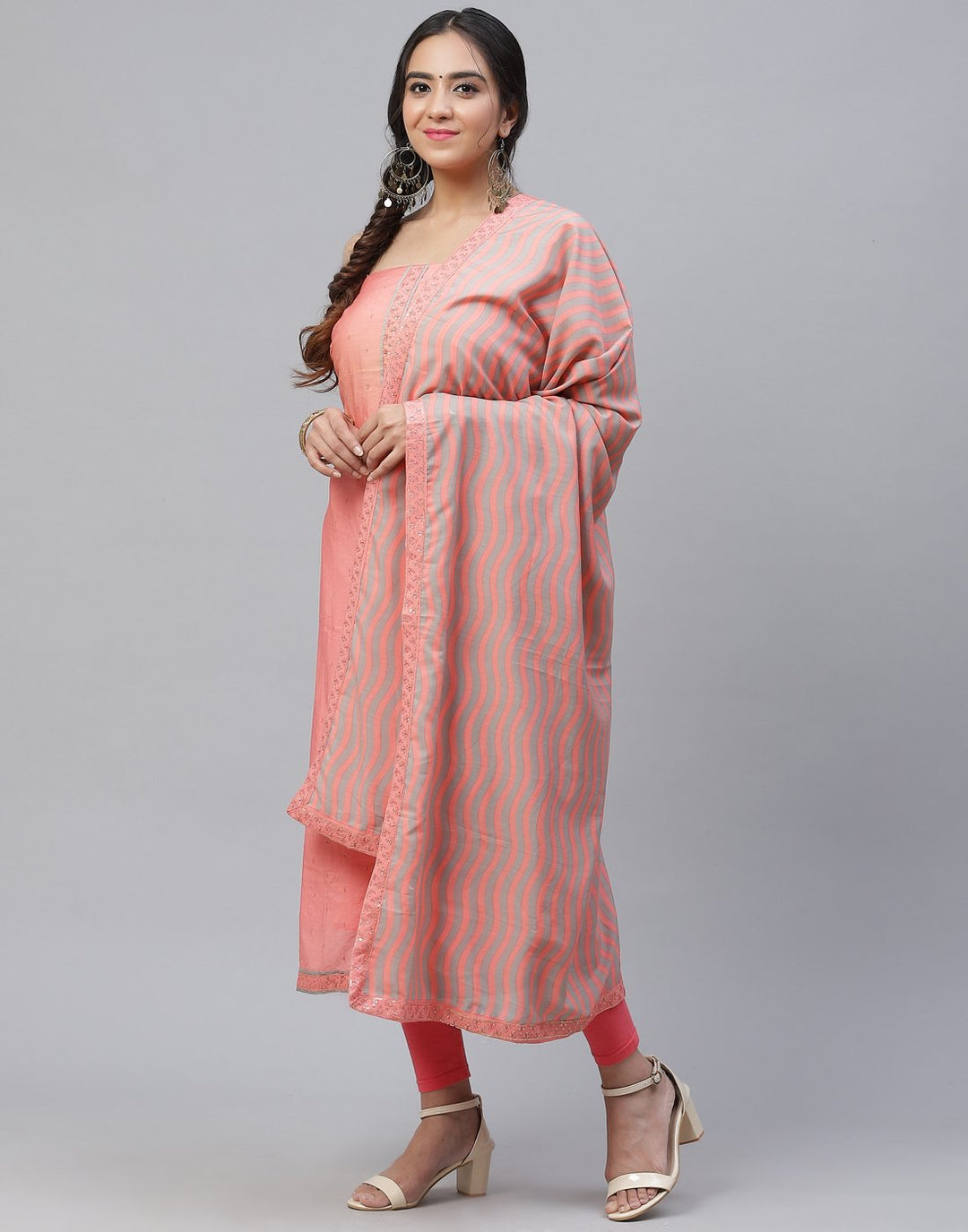 Cotton Muslin Embroidered Suit Piece