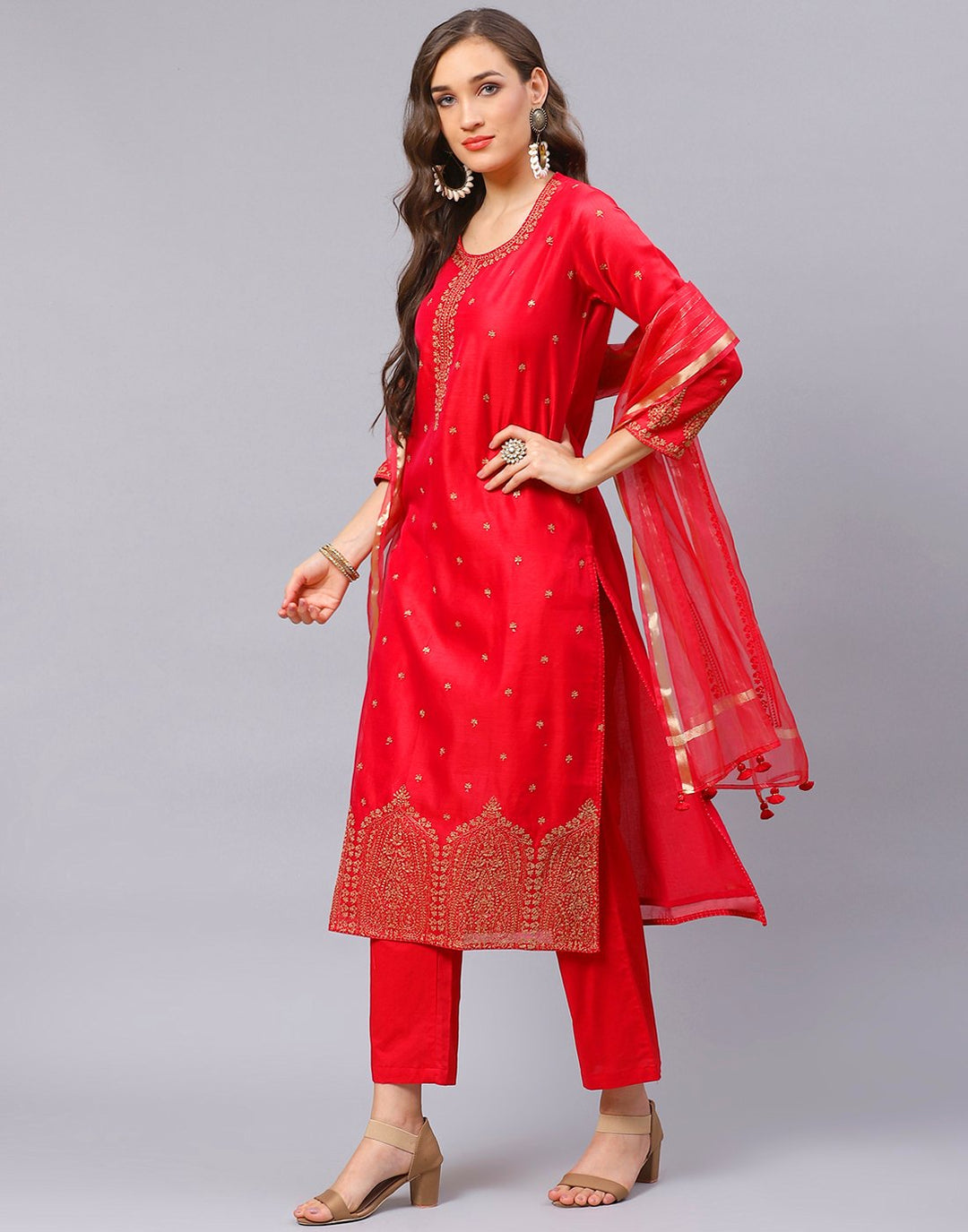 Hot Pink Salwar Kameez