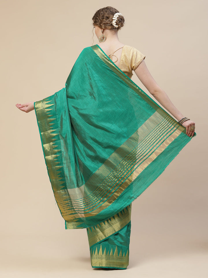 Zari Border Art Handloom Woven Saree