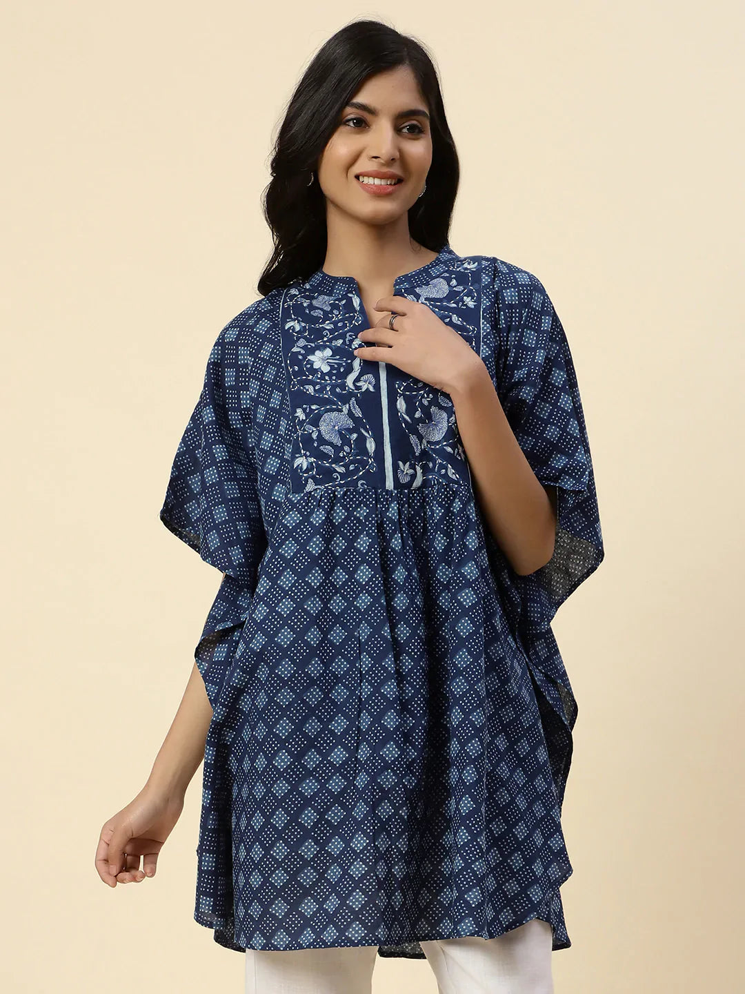 Printed Cotton Kaftan Kurti