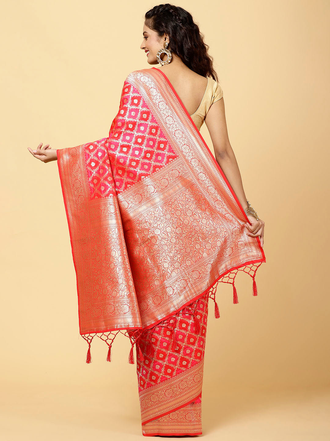 Zari Woven Handloom saree