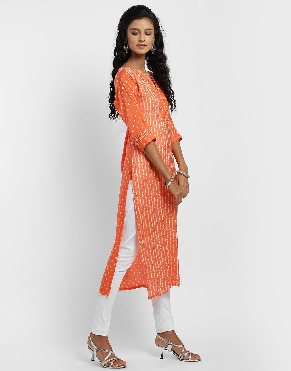 MBZ Meena Bazaar-Cotton Printed Kurta