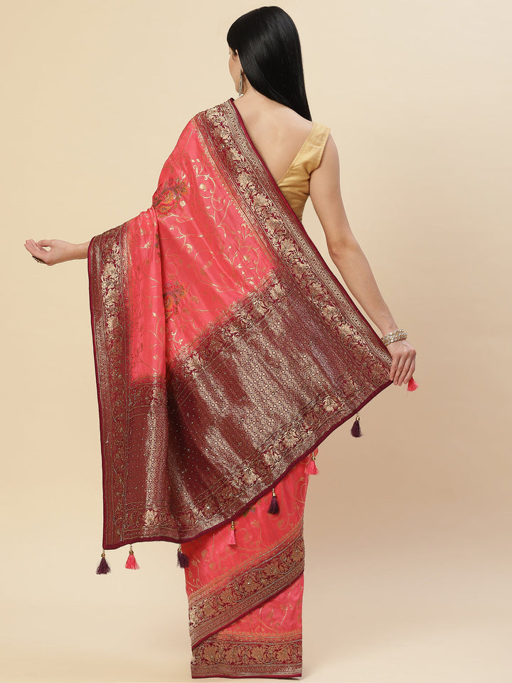 Embroidered Banarasi Saree