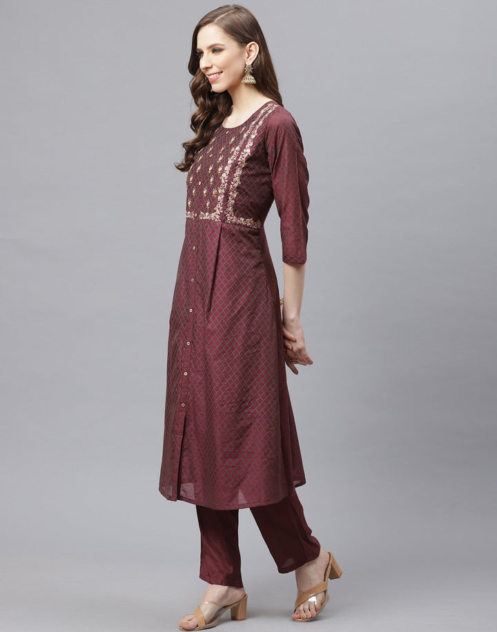 Cotton Kurti Pant Set
