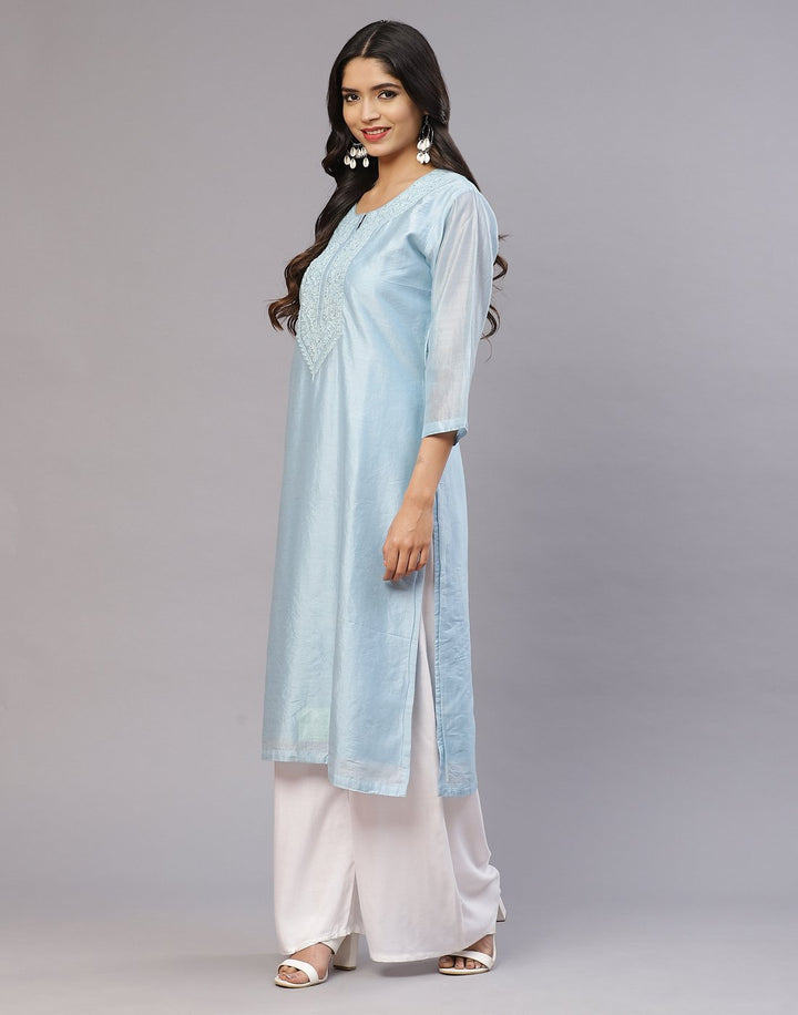 Cotton Chanderi Kurti