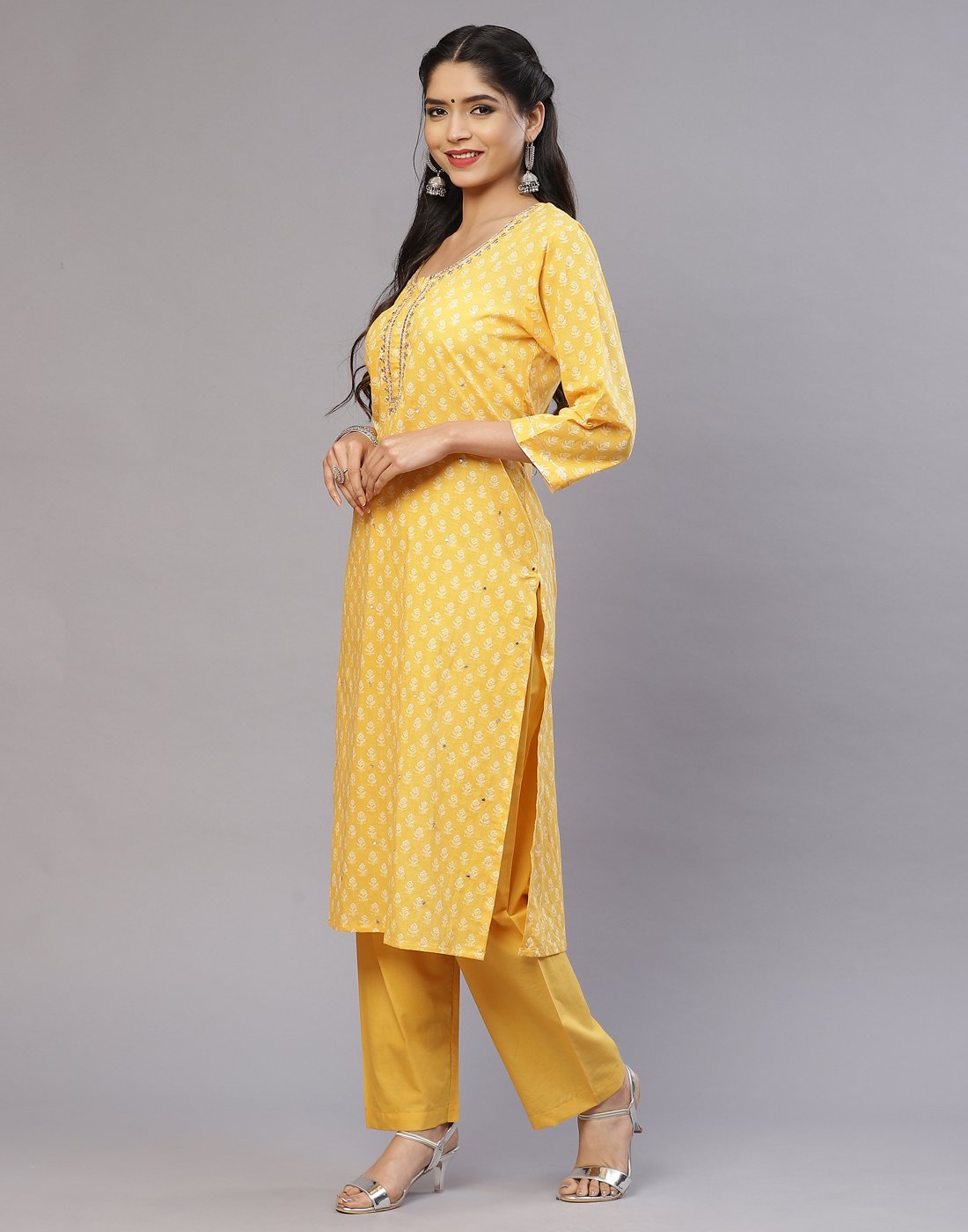 Cotton Printed Kurti With Pant